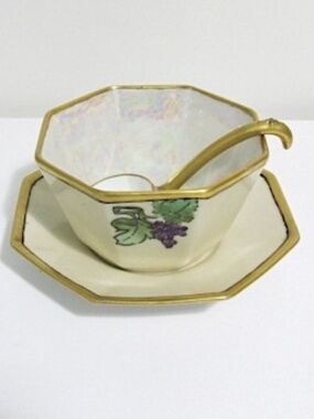 Antique Limoges Cup & Saucer Serving Dish